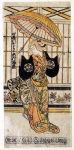 The Actor Ichimura Uzaemon VIII 99– as a Woman with Parasol